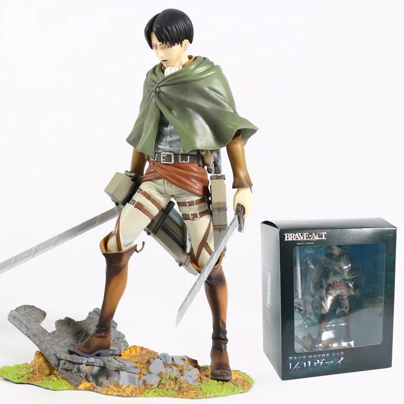 

Аниме Атака Титанов Леви Аккерман 1/8 вер. Фигурка Игрушка ПВХ Модель Декор 8 "подарок