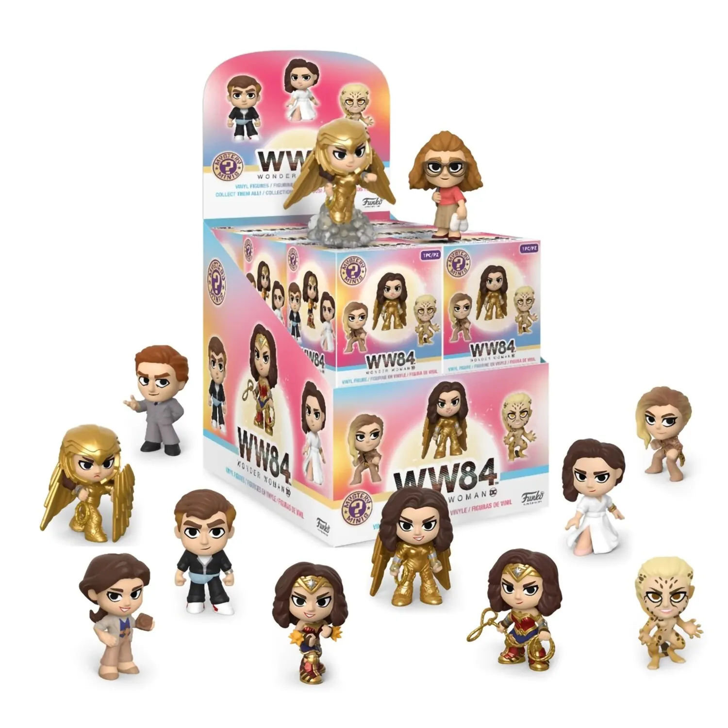 Фигурка Funko Mystery Minis: Wonder Woman 84: 12PC PDQ 47112 (1 случайная фигурка)