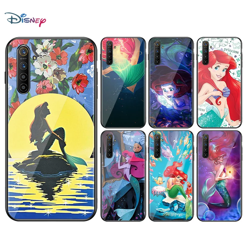 

Disney Cartoon Animation The Little Mermaid For OPPO F5 F7 F9 F11 R9S R15X R17 Neo K3 K5 A5 A7 A9 A11X Pro Soft Black Phone Case