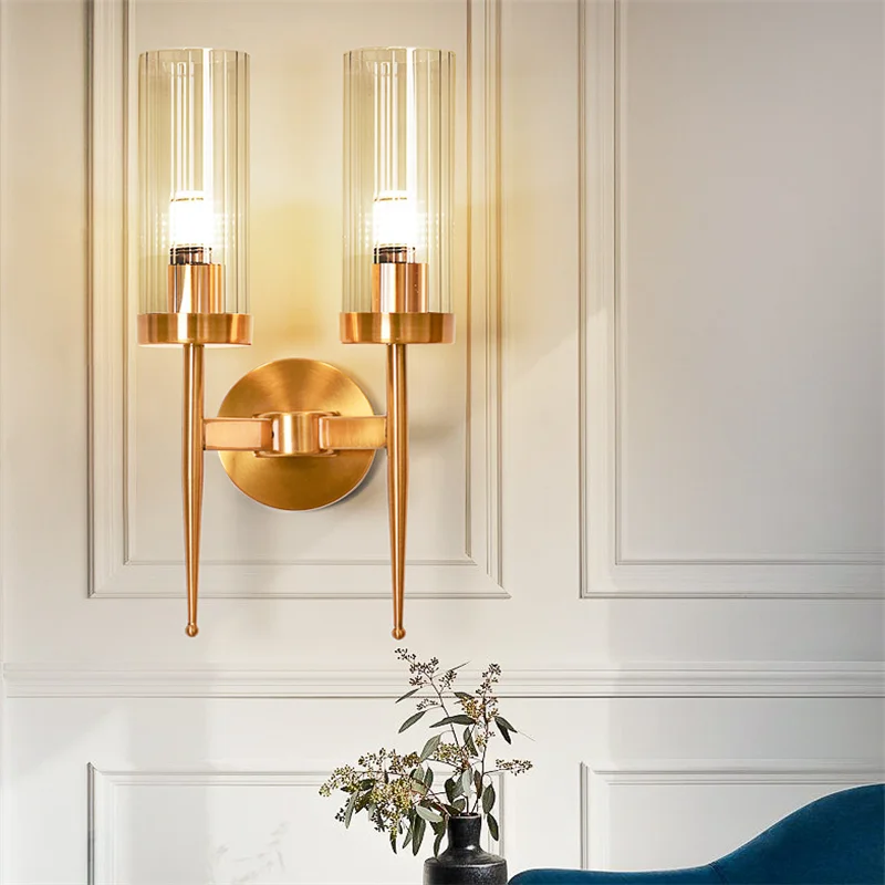

Modern Wall Lamp Nordic LED Living Room Lamp Creative Light luxury Bedroom Bedside Wall lamps aisle corridor balcony lamps