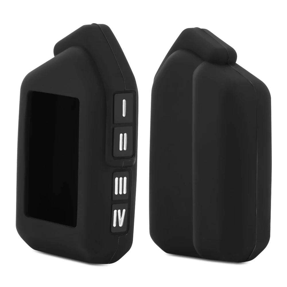 Двухстороннее ЖК дисплей дистанционный ключ брелок силиконовая цепь для ключей