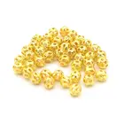 100 шт., металлические бусины для бисероплетения, 4 мм