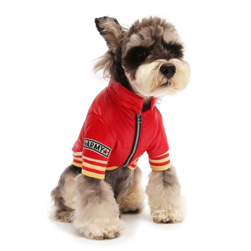 Зимняя одежда для собак супер теплое толстое хлопковое пальто пуховик маленьких