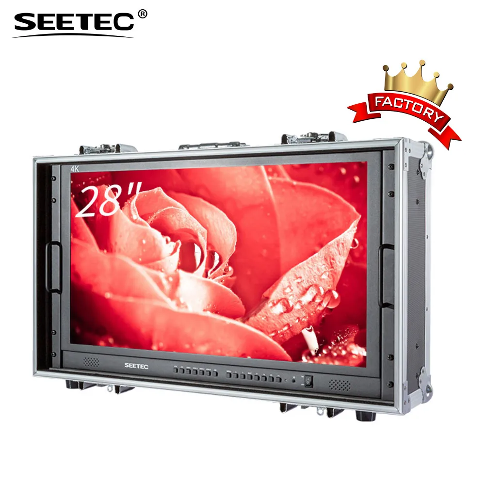 

SEETEC 23 inch ips 4k monitor with SDI HDMI input and output quad slip display 3840*2160 resolution
