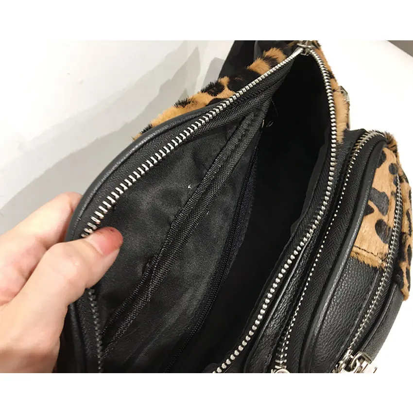 Поясная Сумка LJT Женская с цепочкой для путешествий в стиле хип хоп рок