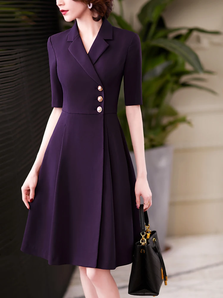 Платье Блейзер женское средней длины приталенное офисное элегантное деловое