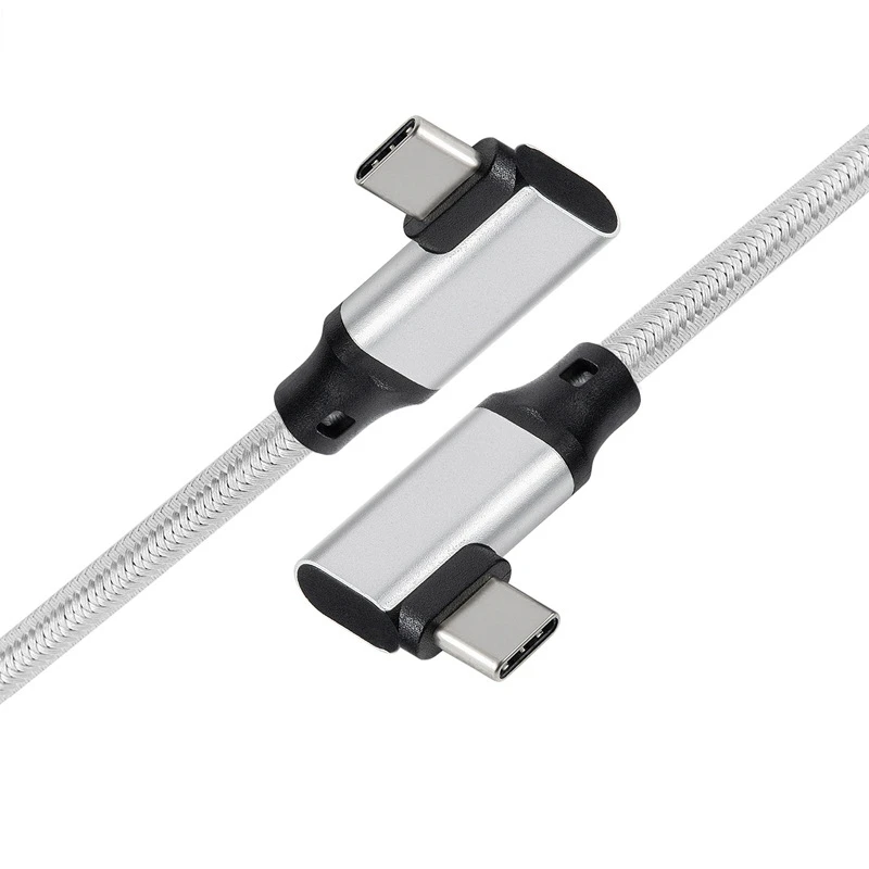 10 Гбит/с Gen2 Тип Type-C USB 3 1 мужчина к USB-C двойной локоть Мужской кабель-удлинитель для