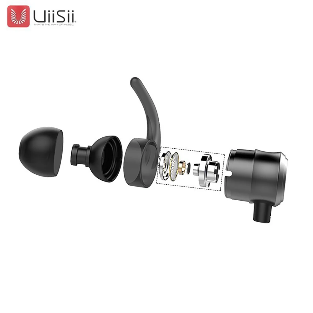 Uiisii B6 беспроводные bluetooth наушники спортивные BT5.0 IPX4 водонепроницаемые наушники-вкладыши iOS и Android Игровые музыкальные наушники