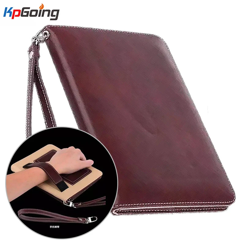 

Luxury Lanyard Card Business Pu Leather Cover for Ipad Mini 4 5 Handhold Case for Ipad Mini5 4 7.9 Inch Flip Stand Tablets Case