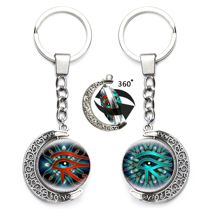 Брелок с символом глаза хора поворот на 360 градусов | Украшения и аксессуары