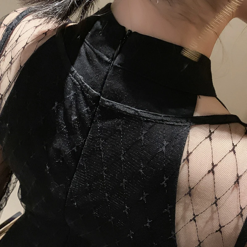 2020 для женщин в винтажном стиле Сезон осень платье до середины икры с длинным