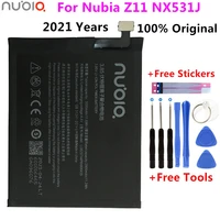2021 new for nubia z11 nx531j z11 li3829t44p6h806435 3000mah rechargeable li ion built in mobile phone lithium polymer battery