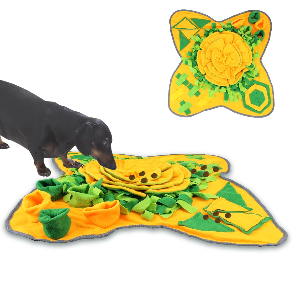 

Puzzle Puppy Training Games Pet Sniffing Training Blanket Slow Dispensing Feeder Pet Dog Snuffle Mat Food Anti Choking Mat