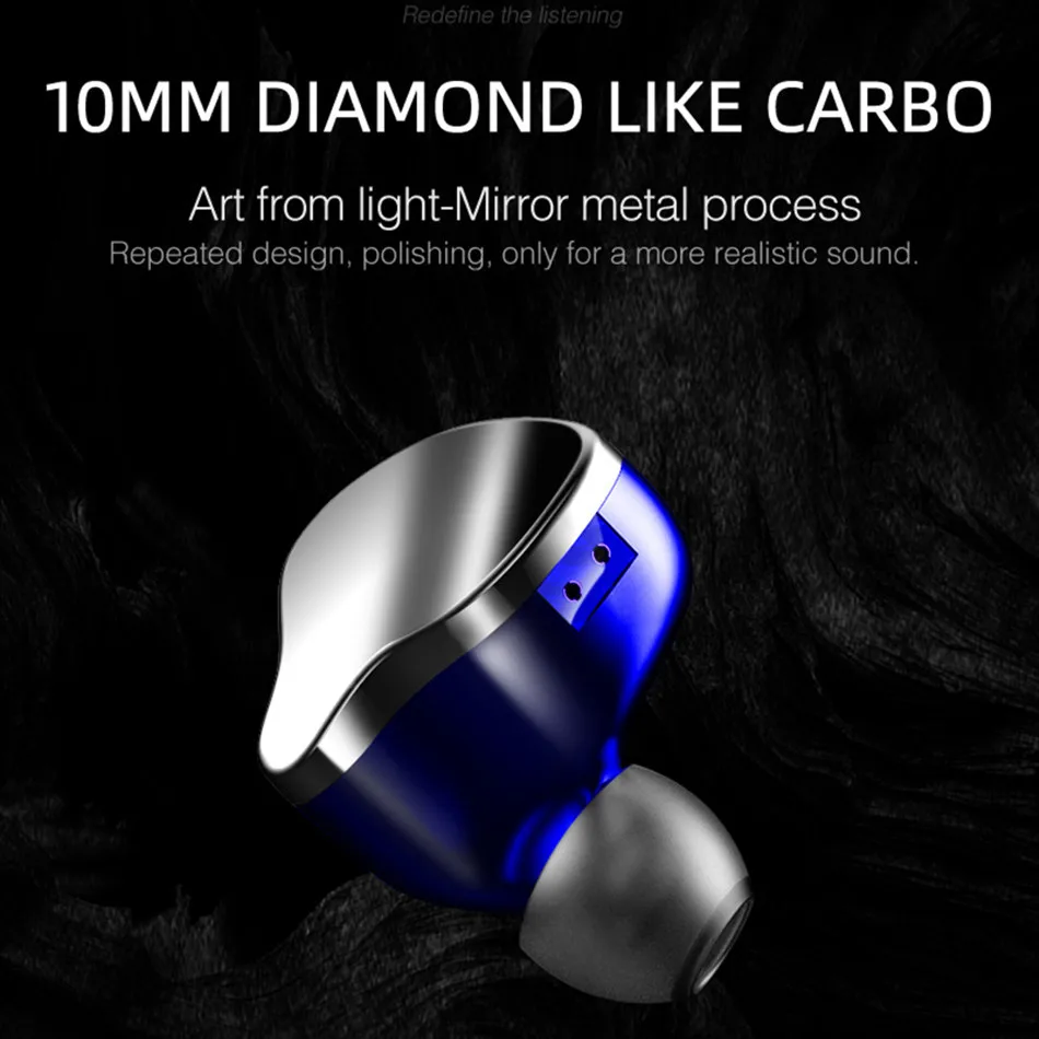 Наушники FAAEAL Hibiscus HiFi мощные сценические наушники вкладыши IEM 10 мм Алмазное