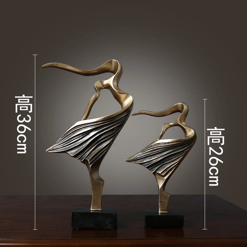 

Vintage Home Decor European Style Small Gold Resin Crafts Figurines Miniature for Bookshelf Ozdoby Do Pokoju Home Life BL50BJ