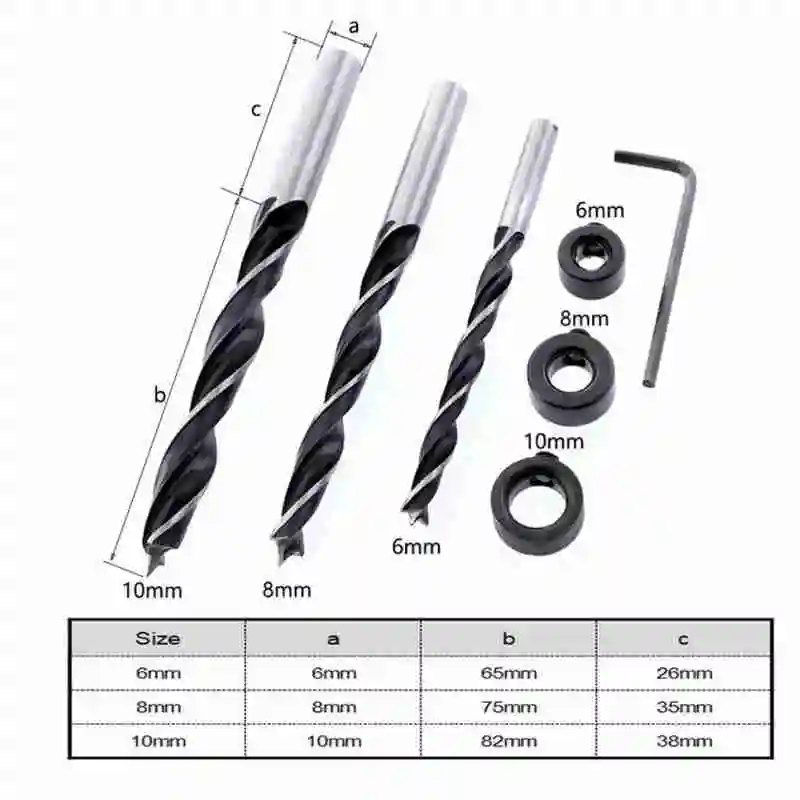 

Woodworking Oblique Hole Locator Drill Bits Pocket Hole Tools Set Hole Carpentry Jig 15 Puncher Angle Degree Kit Drill J9J4