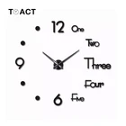 Настенные часы DIY, домашний декор, акриловые зеркальные наклейки, кварцевые наклейки для стены в гостиной, современные дизайнерские часы, большие стрелка для часов, Новинка