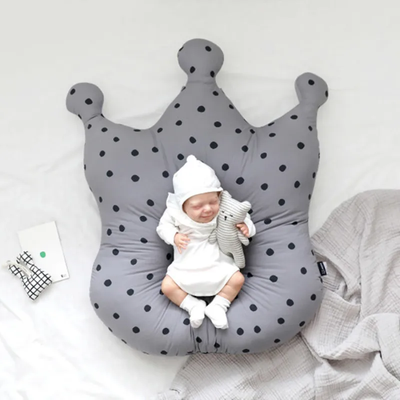 Almohada con forma de beb&eacute;, estera de leche antiderrames, coj&iacute;n de malla para alimentaci&oacute;n de reci&eacute;n nacido, cama de leche, almohadas para beb&eacute;-3