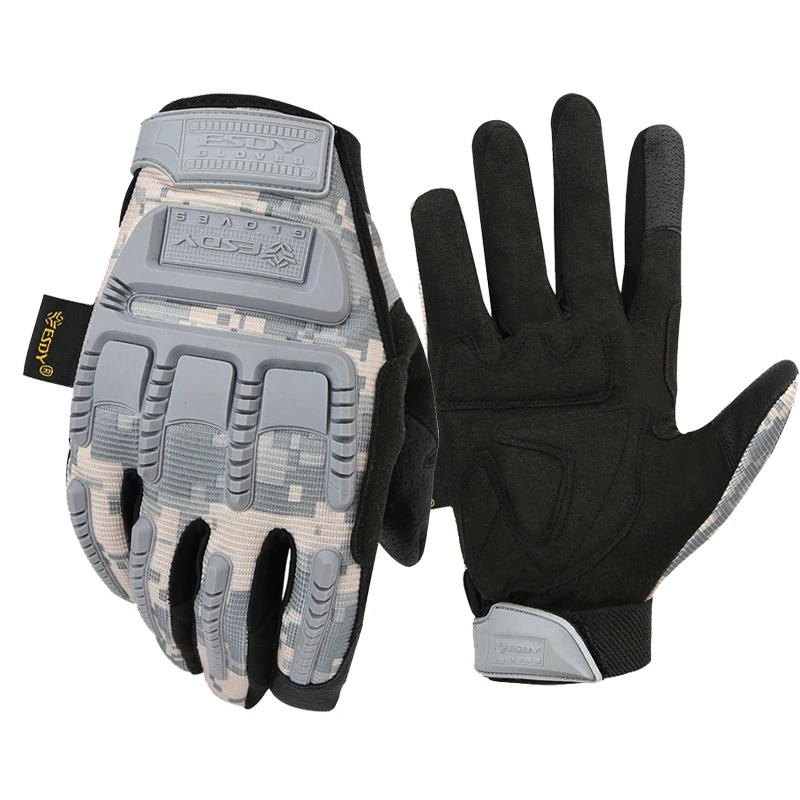 Новые мужские тактические перчатки с полными пальцами высококачественные