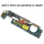 Оригинальная материнская плата для ноутбуков XPS 11 9P33, оригинальная системная плата DYW26, протестированная на 100% год
