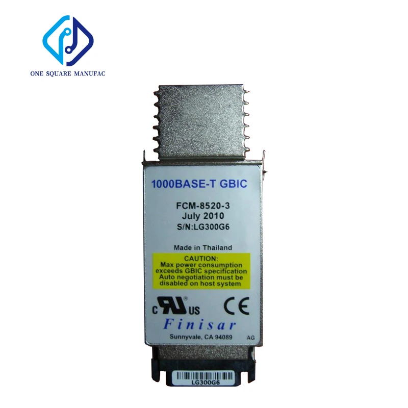 

Оптоволоконный трансивер Finisar FCM-8520-3 1000BASE-T GBIC RJ45