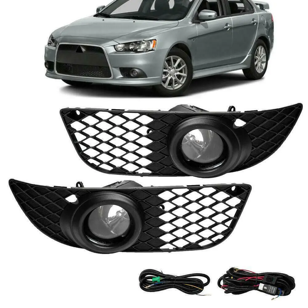 

Bumper Grille Fog Lights Lamp Wiring Switch For Mitsubishi Lancer 08-14