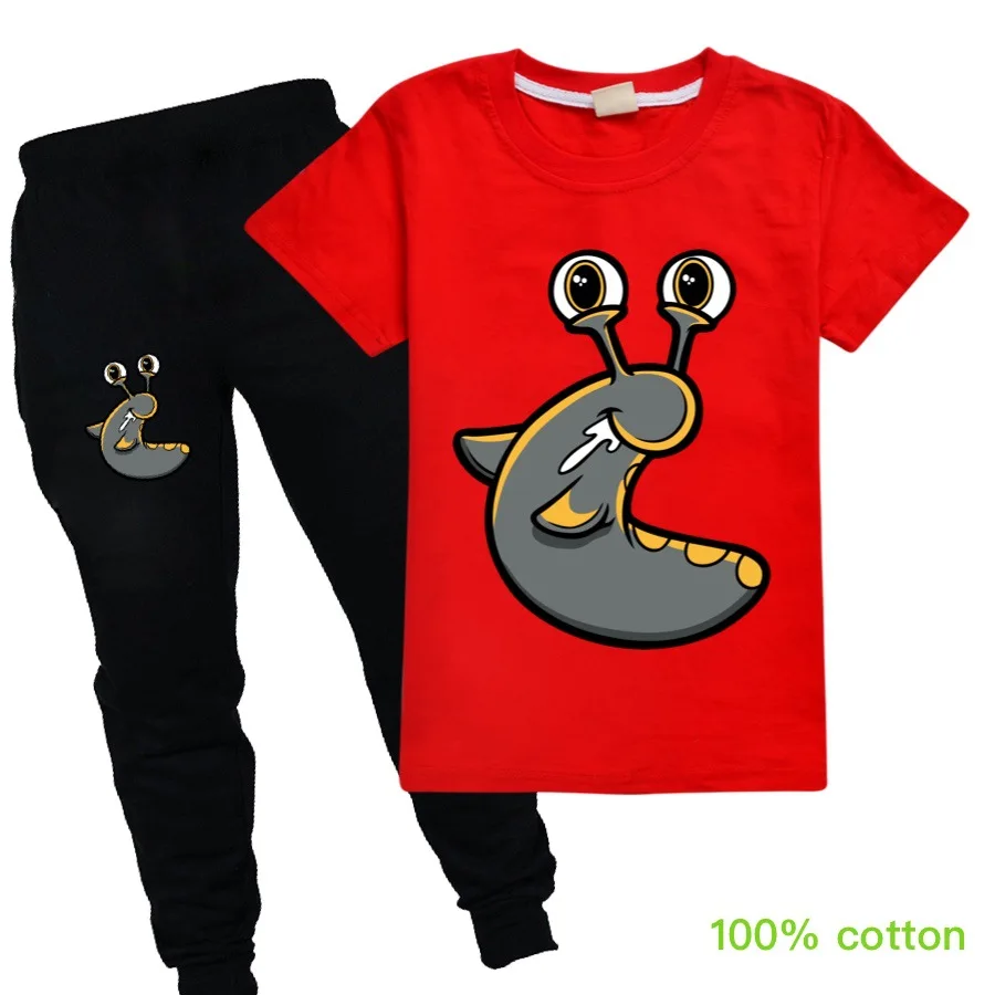 

boys clothing set kid Summer girls Clothes Set casual sport outfit child Clothes Tracksuits t shirt+Trousers Suit SLOGOMAN HOODY
