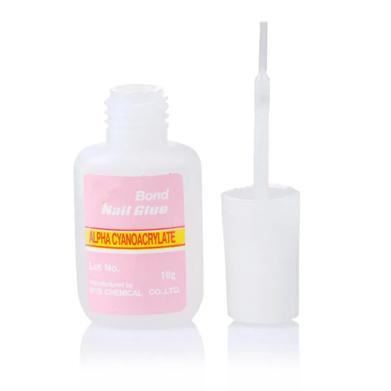 Низкая цена 10 г клей для ногтей с гелевой пастой накладные ногти блестящий УФ