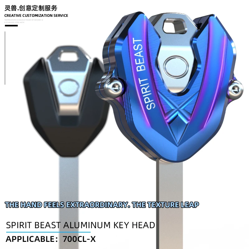 

Spirit Beast Retro Motorcycle Key cover Key shell protection Key Case accessories For CFMOTO 700CLX 700CL-X 250SR CF250-6A