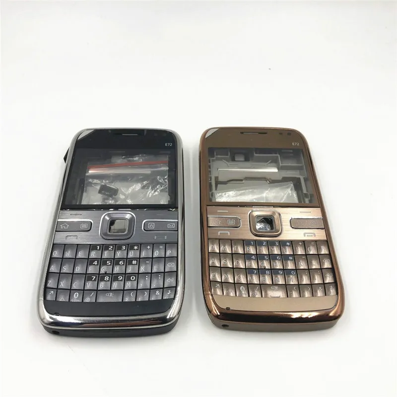 Оригинальный чехол для Nokia E72 Передняя Лицевая панель Корпус + задняя