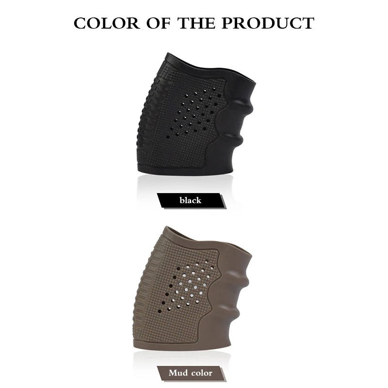 1 шт. тактический Противоскользящий пистолет резиновый защитный чехол перчатки