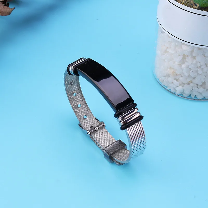 Женский мужской браслет 2 вида цветов часы дизайн нержавеющая сталь чистая