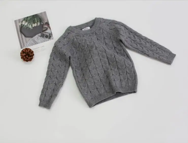 sweater1 Комплекты одежды для маленьких мальчиков и девочек осенне-зимний свитер+ штаны вязаный костюм для маленьких мальчиков толстый теплый комплект со штанами для маленьких девочек и мальчиков - Цвет: sweater1