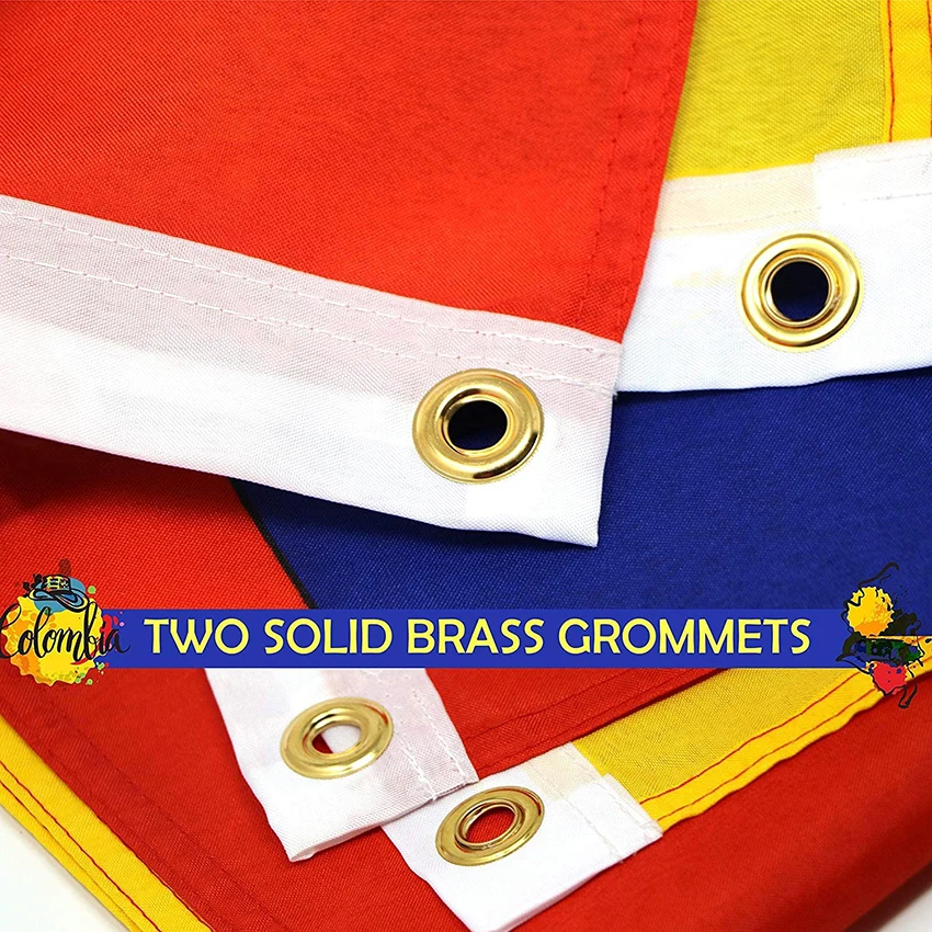 

Colombia Flag Pattern 3x5FT Decor Art Bedroom Living Room Dorm Festival Wall Hanging Home Decoration Tapestry