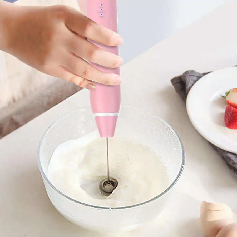 

USB Перезаряжаемый молокоотсос, крем для молока, блендер для молока, мини электрический яичный брейтер, практичный кухонный инструмент для п...