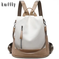quality leather backpack female 2020 school bag anti theft designe travel backpacks bookbag for teenager girls women back pack