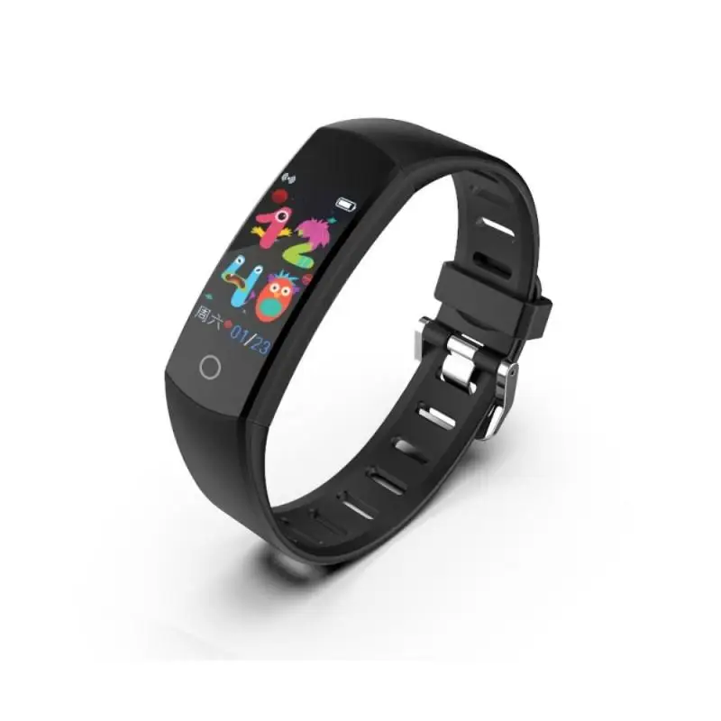 

Children's Bluetooth Smart Bracelet Youth Heart Rate Blood Pressure Sleep Monitoring IP67 Waterproof Passometer Fitness Bracelet
