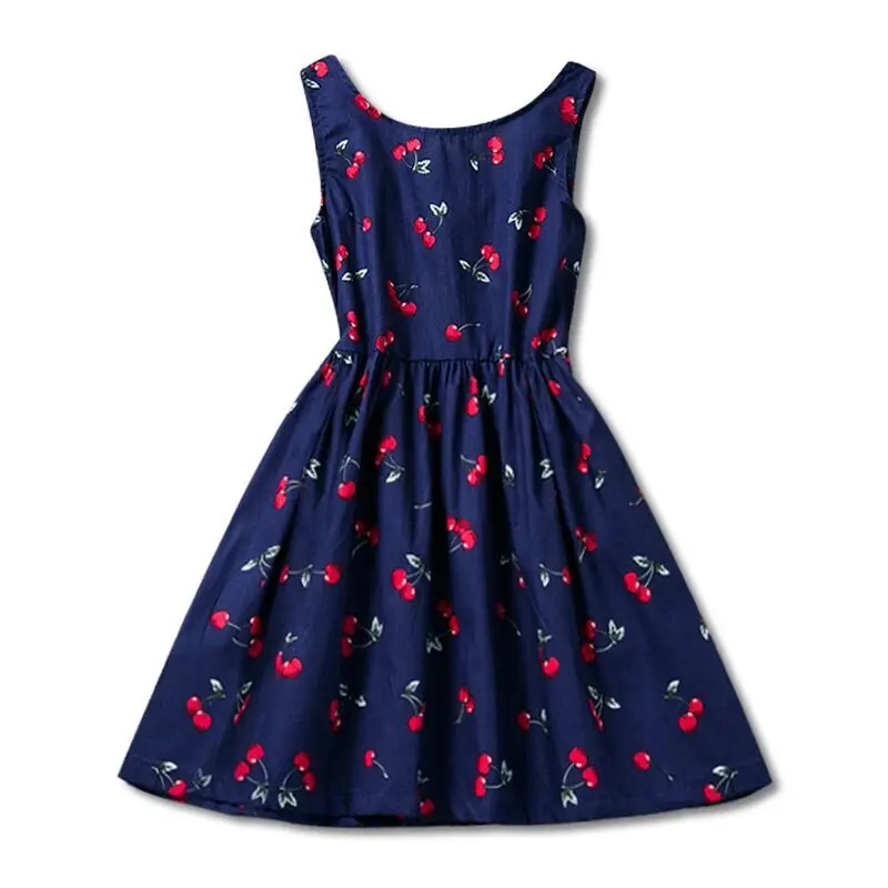 Summer Baby Kids Girl Dress Toddler Princess Party Floral Print Tutu Dresses for Girls Children Casual School Wear Clothes | Детская