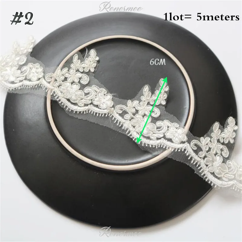 5 м Новое поступление ткань цвета слоновой кости полиэстер Цветочная