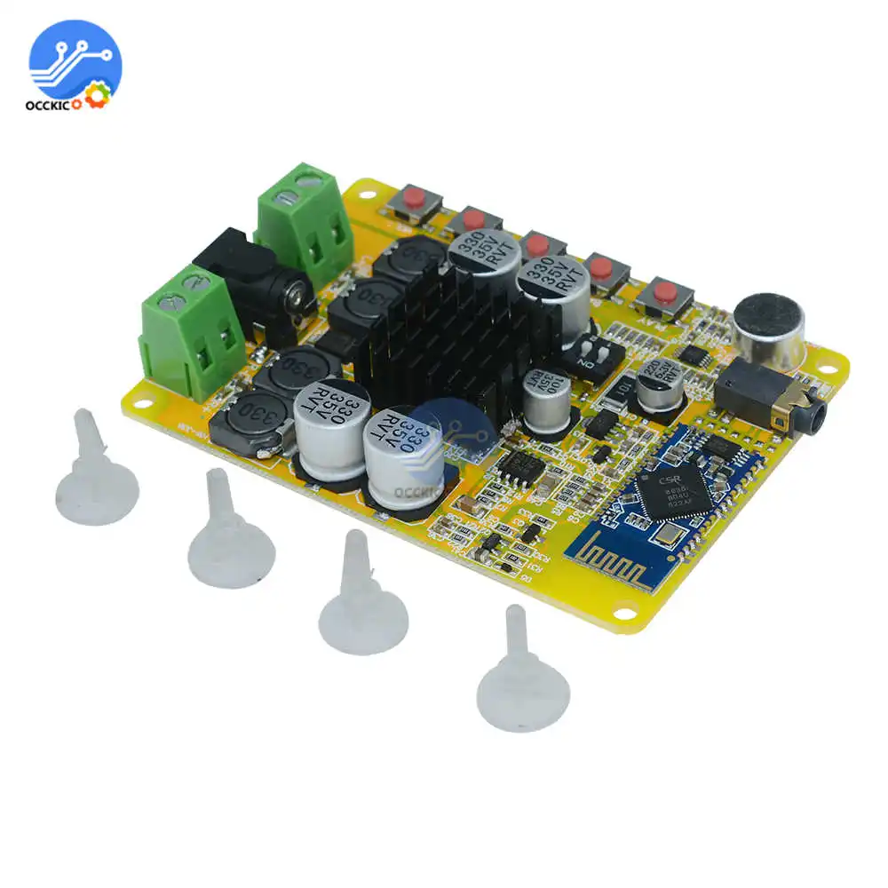 Плата усилителя TDA7492 Bluetooth 4 0 2x50 Вт 10-25 В постоянного тока | Электроника