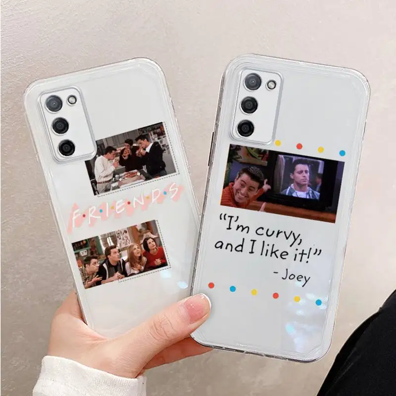 

friends TV Memo Phone Case For Xiaomi Mi 11 Ultra Lite 10 Redmi Note 9 8 7 9a K30S K40 Pro Transparent Coque