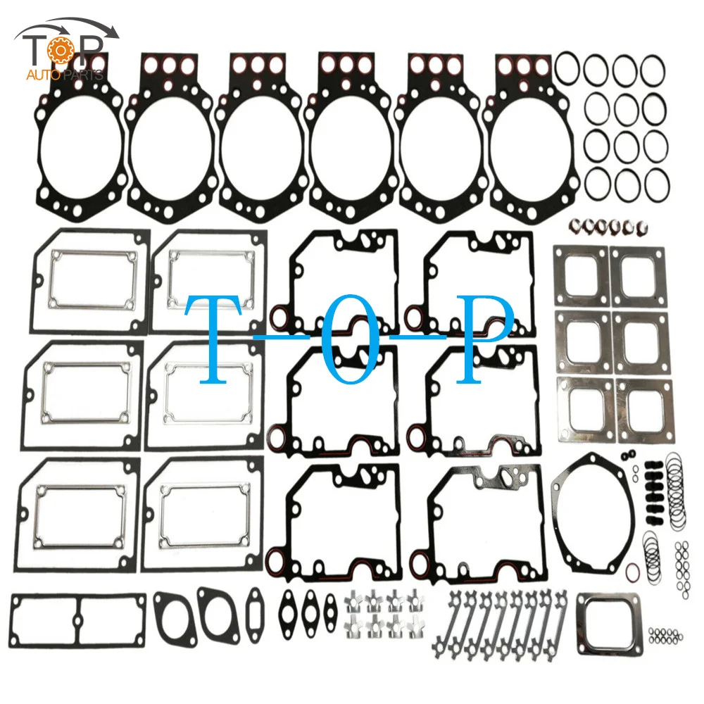 

Cylinder Head KTA19 Full Overhaul Engine Repair Kit Gasket Set For Cummins 3634664 3803598+3801007