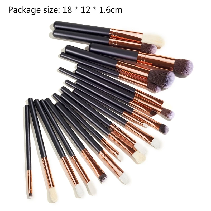 20 шт. набор профессиональных кистей для макияжа|Аппликатор теней век| |