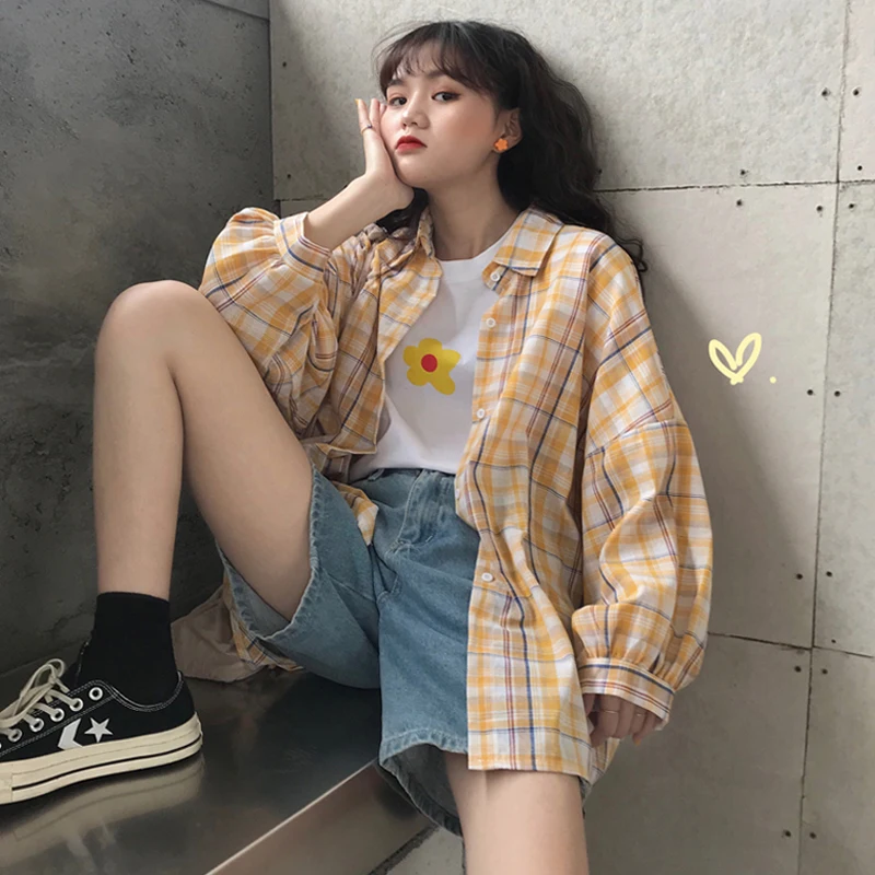 Женская одежда с рукавами фонариками повседневная Весенняя Корейская новая