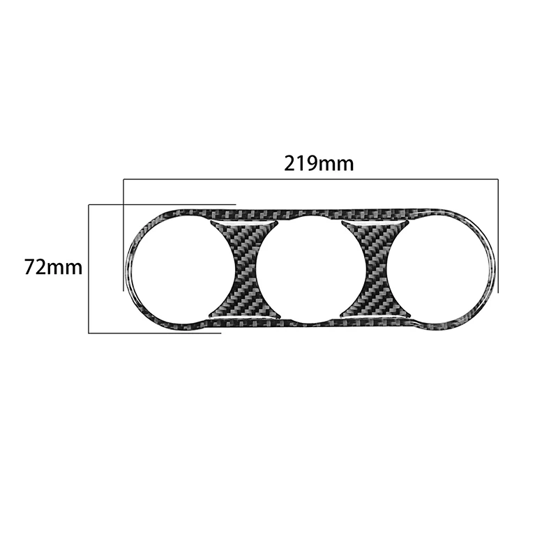 for Mazda MX-5 Miata Roadster Carbon Fiber Air Conditioning Buttons Frame Trim Sticker 2016+ MX5 ND AC Interior | Автомобили и