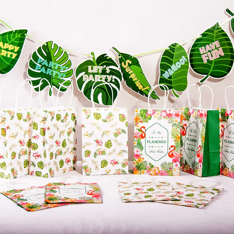 

Hawaii Party Disposable TablewareTurtle Leaves Plates Flower Napkin Wedding Birthday Decor Flamingo Hawaiian Aloha Tropic Safari