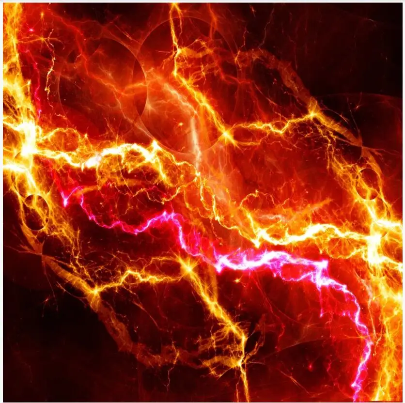 3D-обои WDBH для комнаты под заказ фотообои с изображением огня ноты гитары