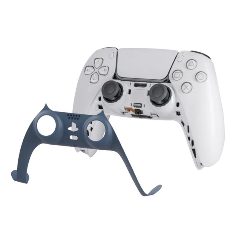 

Game Controller Handle Front Middle Housing Shell for Sony- PS5 Gamepad Decorative Strip Skin Case Cover Faceplate