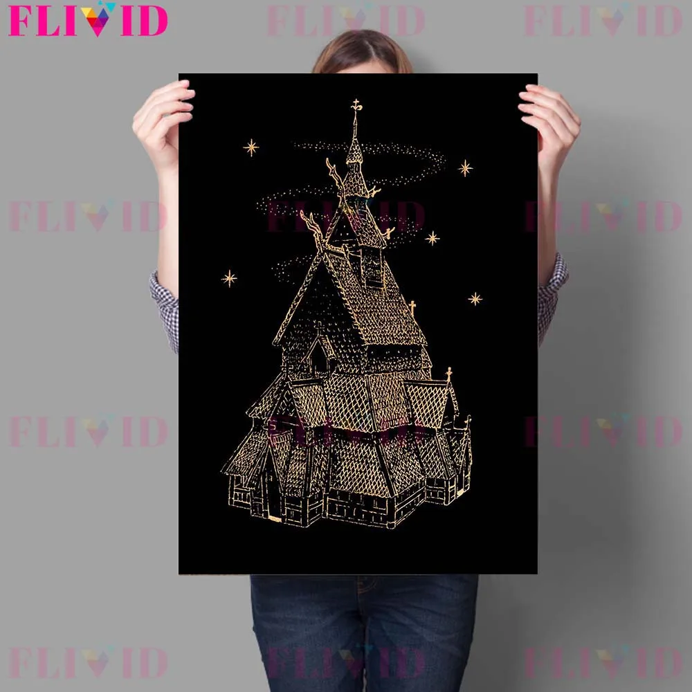 

Абстрактный настенный постер "Ведьма"