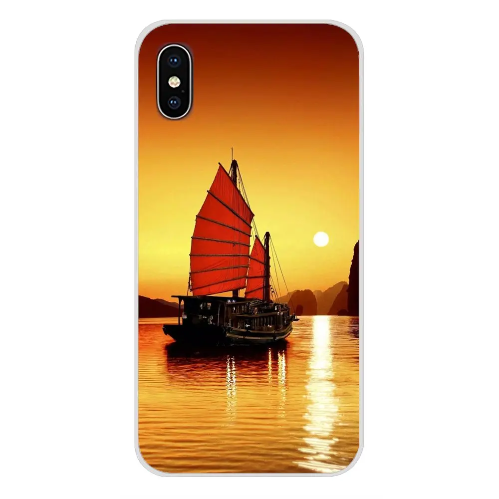 Парусная лодка для Xiaomi Mi4 Mi5 Mi5S Mi6 Mi A1 A2 A3 5X 6X 8 CC 9 T Lite SE Pro аксессуары чехлы телефонов